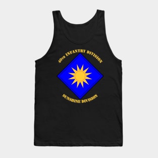 40th Infantry Division Tank Top